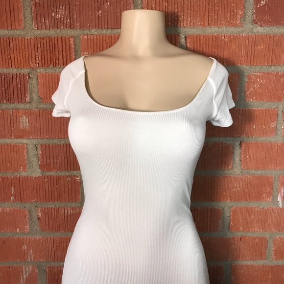 🌺Snow a Bunny Ribbed Midi Dress - Picture 4 of 7